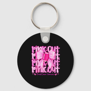 Womens Nk Out Football Tackle Breast Cancer Awaren Key Ring