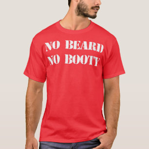 Womens No Beard No booty VNeck T-Shirt
