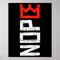 Womens No Kings Protest Sign Vertical Nope V-neck