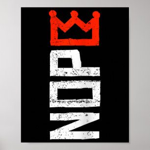 Womens No Kings Protest Sign Vertical Nope V-neck