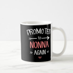 Womens Nonna New Promoted To Nonna Again V-neck Coffee Mug
