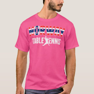 Womens Norway Table Tennis Fans Jersey Norwegian F T-Shirt