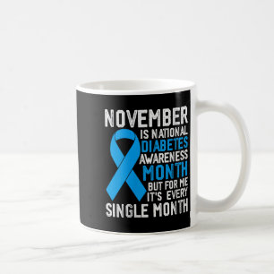 Womens November Is National Diabetes Awareness Mon Coffee Mug