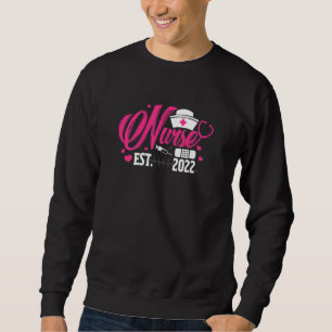 Womens Nurse 2022 Nursing Student Medical Med Scho Sweatshirt