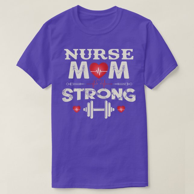 Womens Nurse Mum Strong, Nurses day, Mothers Day,  T-Shirt (Design Front)