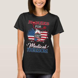Womens Nurses For Medical Freedom Stop The Mandate T-Shirt