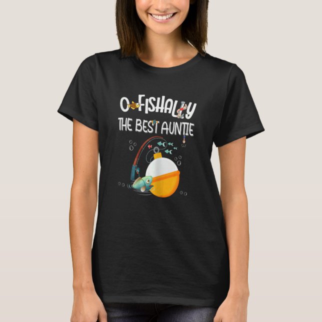 Womens O Fish Ally One Birthday Outfit Auntie Of T T-Shirt (Front)