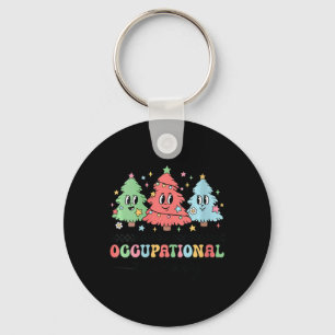 Womens Occupational Therapy Ot Therapist Ota Retro Key Ring