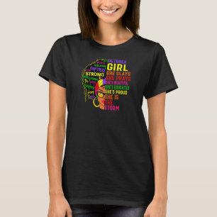 Womens October Girl She Slays & Prays October Bir T-Shirt