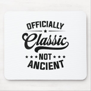 Womens Officially Clic, Not Ancient V-neck Mouse Mat