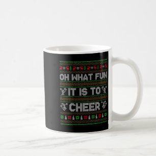 Womens Oh What Fun It Is To Cheer Ugly Christmas P Coffee Mug