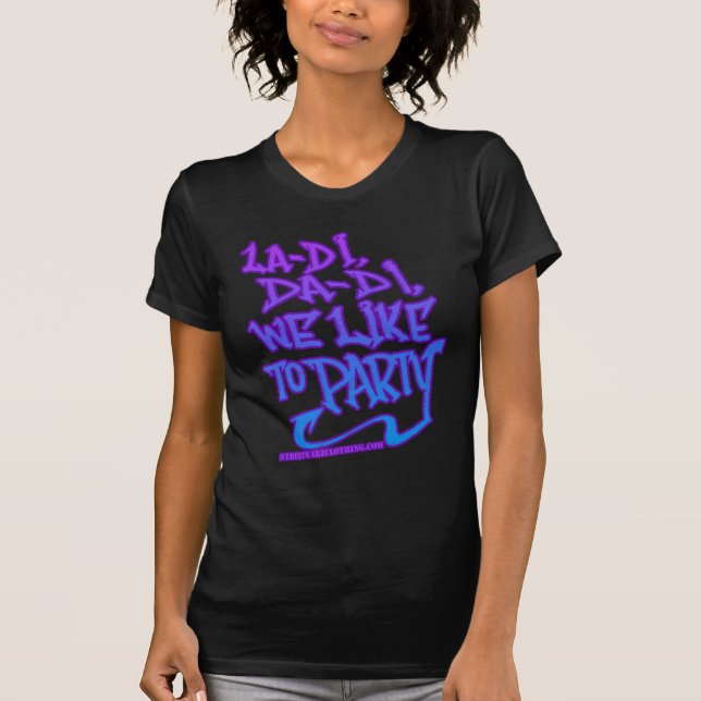 womens old school HIP HOP shirt (Front)