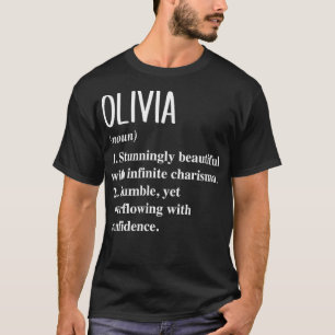 Womens Olivia First Name Definition Personalised G T-Shirt