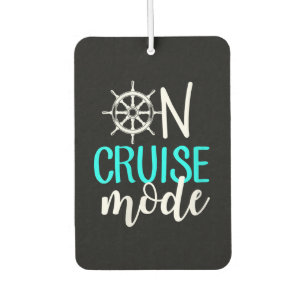 Womens On Cruise Mode Cruise Vacation Family Car Air Freshener