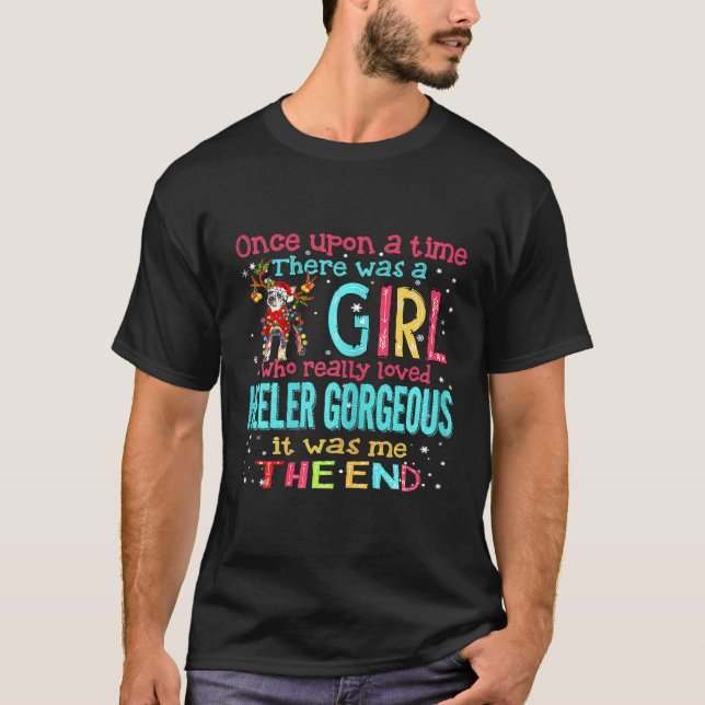 Womens Once Upon A Time There Was Girl Who Loved H T-Shirt (Front)