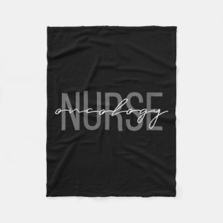Womens Oncology Nurse Squad Rn Fleece Blanket