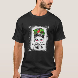Womens One In The Melon Auntie Leopard Watermelon T-Shirt