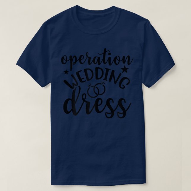Womens Operation Wedding Dress Matching Wedding Ba T-Shirt (Design Front)