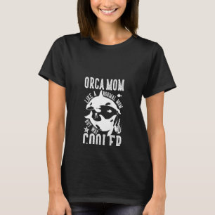 Womens Orca Graphic For Women Girls Moms Whale T T-Shirt