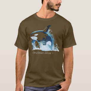 Womens Orca Killer Whale Dolphin Marine Science Bi T-Shirt