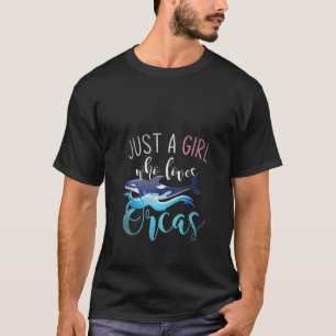 Womens Orca Ocean Animal Aquarist Women Girls Gift T-Shirt
