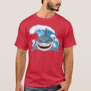 Womens Orca Plush Shark Tee Shark Tee Women Shark 