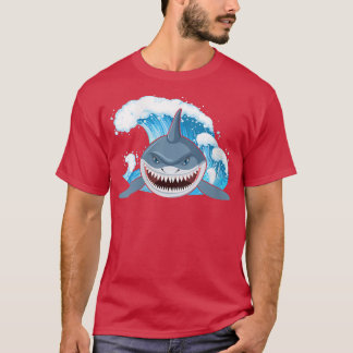 Womens Orca Plush Shark Tee Shark Tee Women Shark 