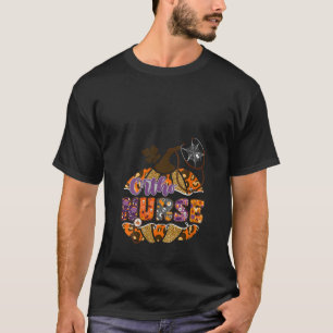 Womens Ortho Nurse Stethoscope Leopard Halloween P T-Shirt