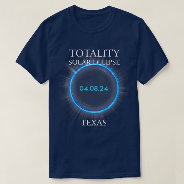 Womens otal Solar Eclipse 2024 exas 04  T-Shirt (Design Front)