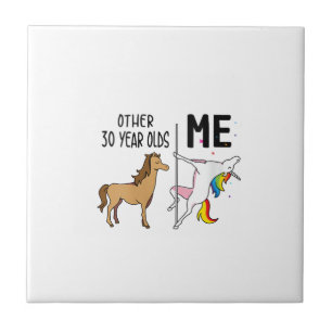 Womens Other Unicorn 30 Year Olds Birthday And Me Tile
