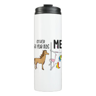 Womens Other Unicorn 60 Year Olds Birthday And Me Thermal Tumbler