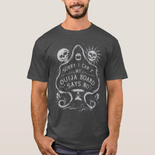 Womens Ouija Board Spirit Board Trick Or Treat Hal T-Shirt