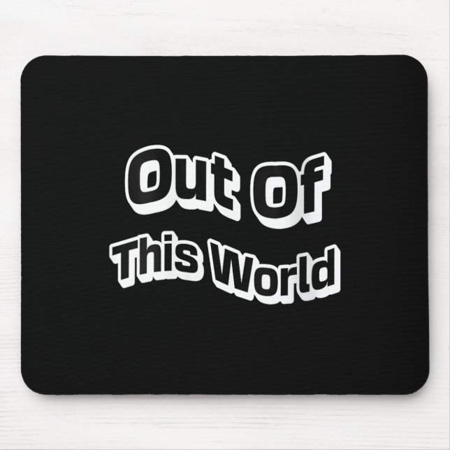 Womens Out Beyond The Galaxy Cosmic Vibes Intergal Mouse Mat (Front)