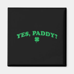 Women's paddy funny st patrick's day shamrock magnet