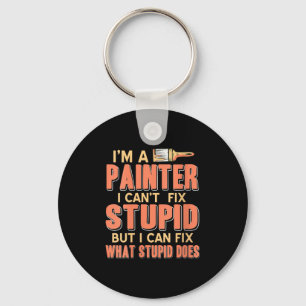 Womens Painter Fixes What Others Mess Up With Prid Key Ring
