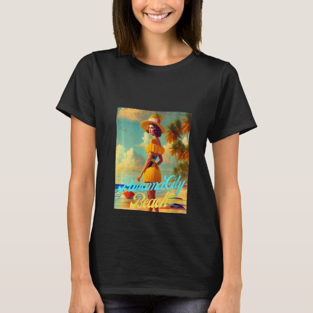 Womens Panama City Beach Florida Parasdise Beautif T-Shirt (Front)