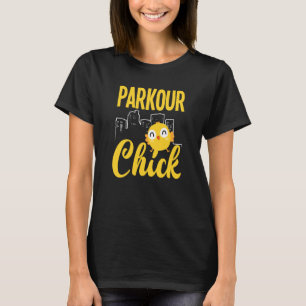 Womens Parkour Chick Parkour Girl T-Shirt