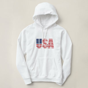 Women's Patriotic Pullover Hoodie