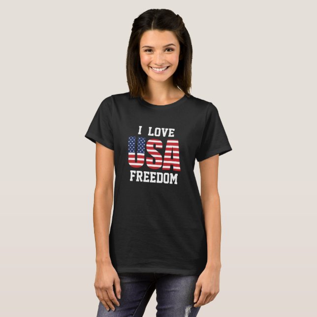 Women's Patriotic T-Shirt (Front Full)