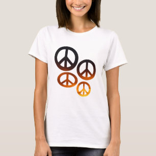 Womens Peace Signs T-Shirt
