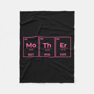Womens periodic table of elements mother - mum eve fleece blanket