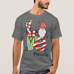 Womens Personalised Love Gmalife Candy Gnome Chris T-Shirt