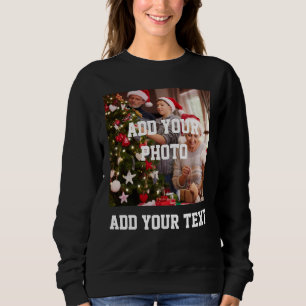 Women's Personalised Photo Logo Template Christmas Sweatshirt