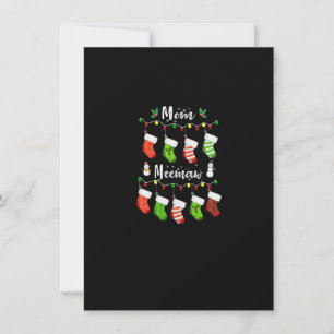 Womens Personalized Mom Meemaw Christmas Gift - Xm Invitation