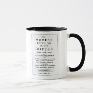 Women's Petition Against Coffee Mug