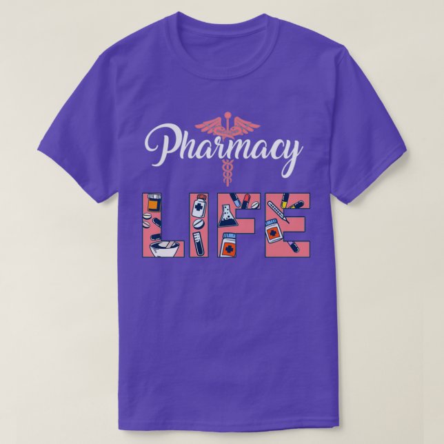 Womens Pharmacists Gift Product Pharmacy Tech Medi T-Shirt (Design Front)
