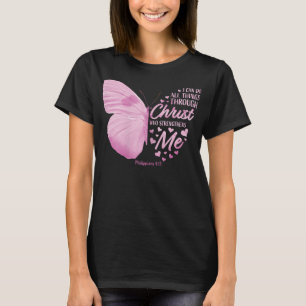 Womens Philippians 413 Christian Bible Verse Gifts T-Shirt