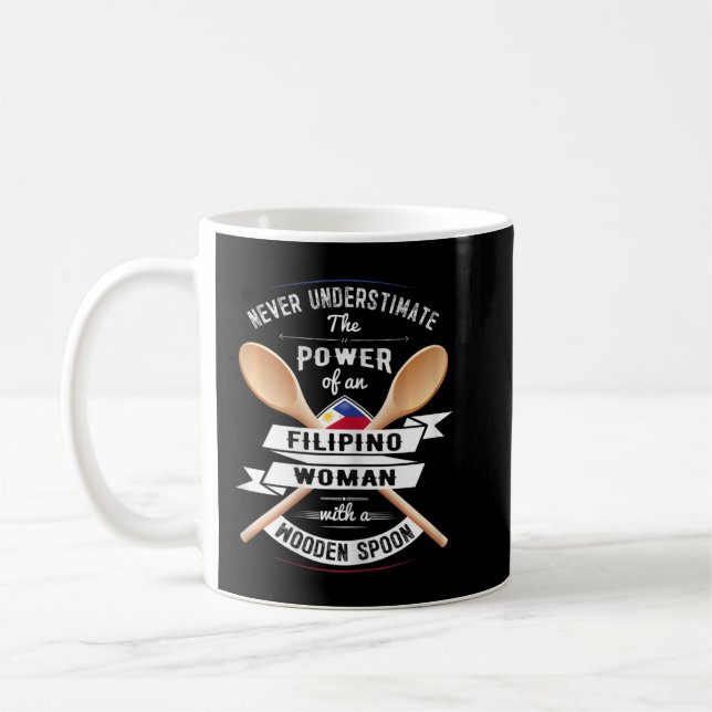 Womens Philippines Flag Souvenirs For Filipinos Me Coffee Mug (Left)