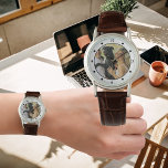 Women's Photo Watch Personalized Wife Anniversary<br><div class="desc">Introducing the perfect gift for any special occasion,  our customizable Zazzle watch! With a variety of styles and colors to choose from,  this watch is suitable for both men and women. Add a photo to make this a lovely memorial,  or momento keepsake watch.</div>