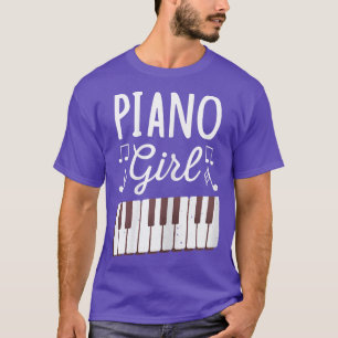 Womens Piano Girl Piano Music Notes3336 T-Shirt